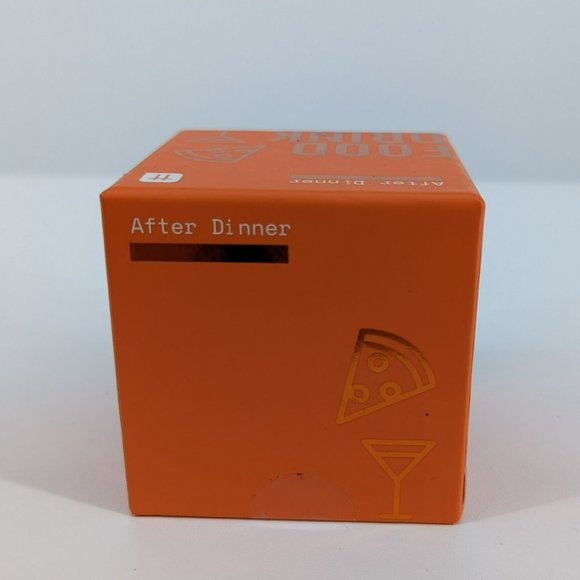 Talking Tables After Dinner Food & Drink Trivia Square Orange Box 120 Questions - Picture 2 of 8